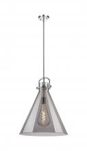 Innovations Lighting 410-1SL-PN-G411-18SM - Newton Cone - 1 Light - 18 inch - Polished Nickel - Pendant